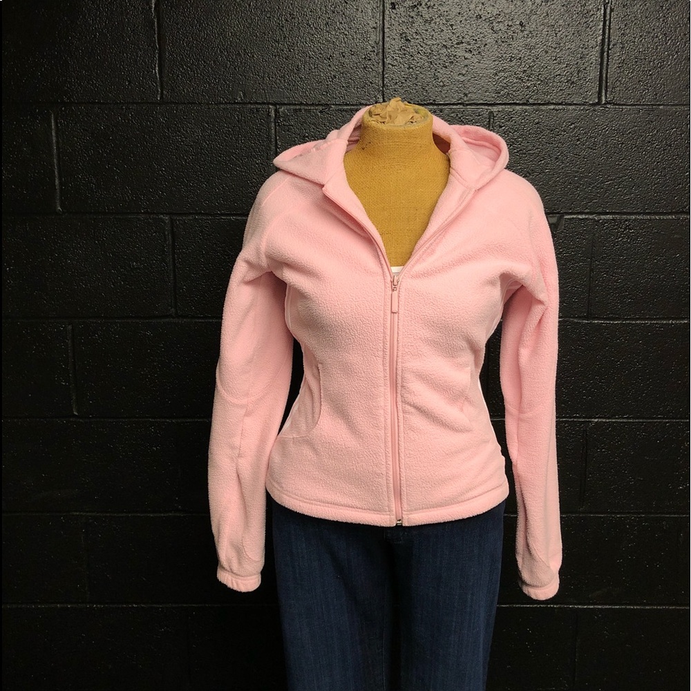 Adidas Pink Fleece Hoodie